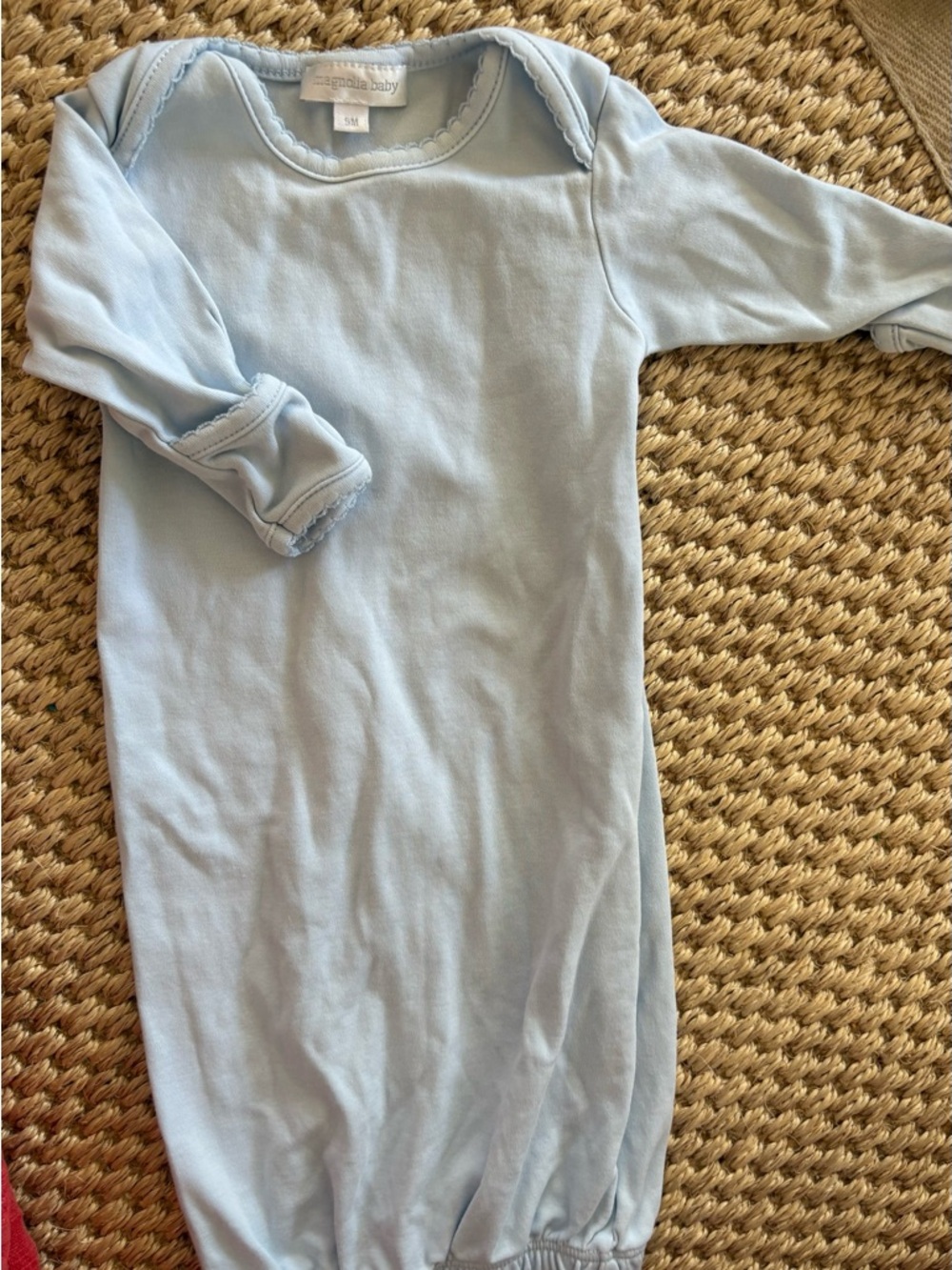 Simple Baby Lightweight Blue Sleep Gown by Magnolia Baby